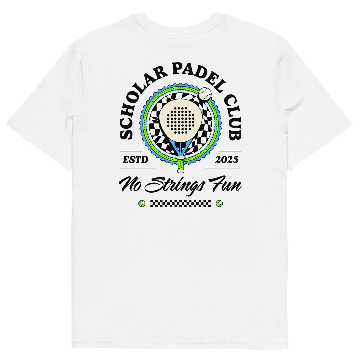 No Strings Fun Padel Tee (White)
