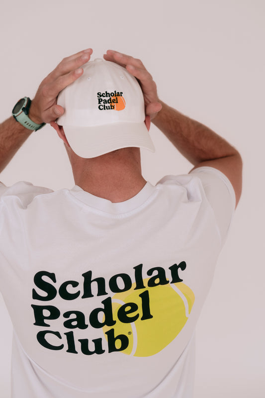 Scholar Padel Club Tee (White)