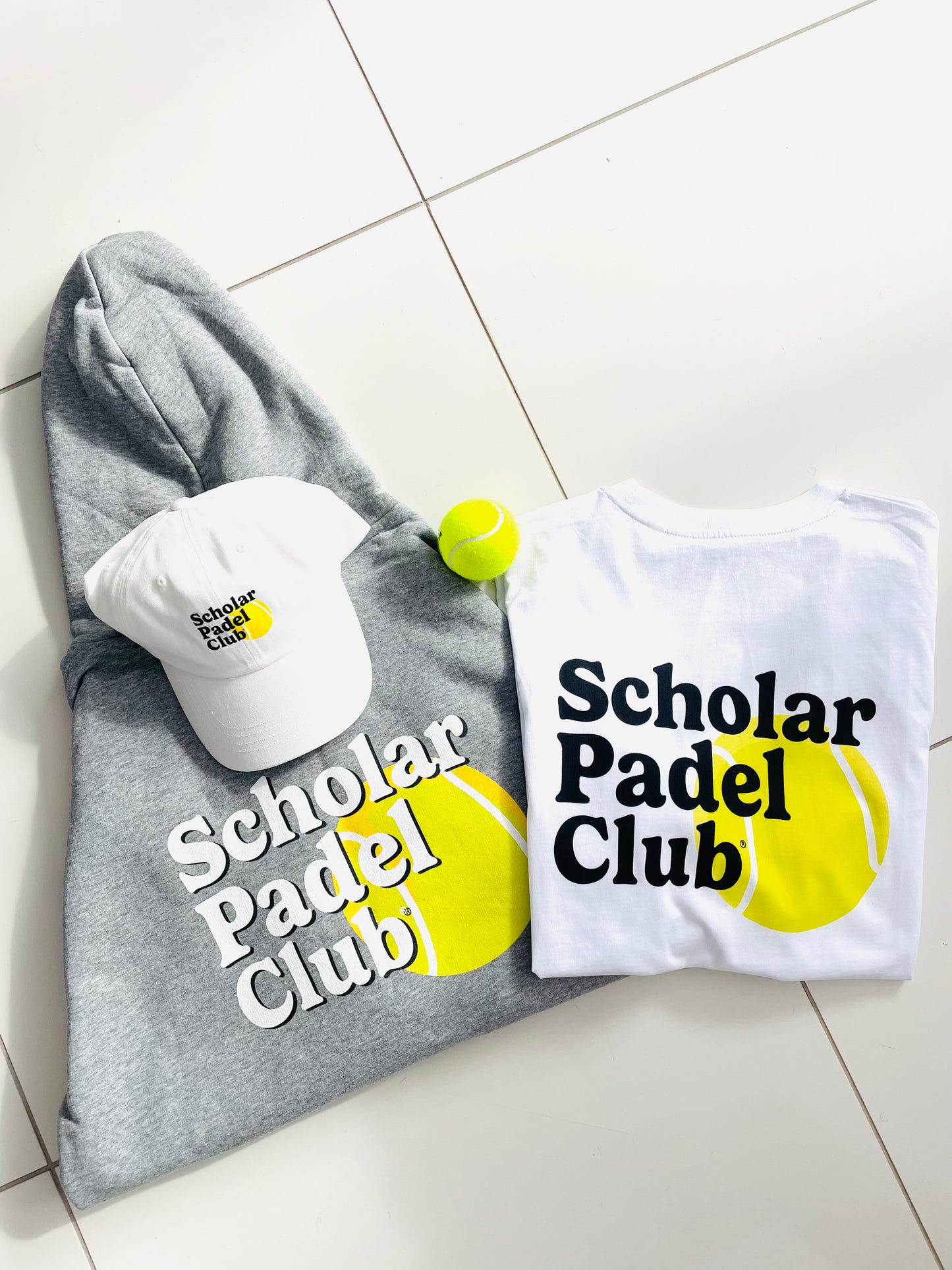 Scholar Padel Club Tee (White)