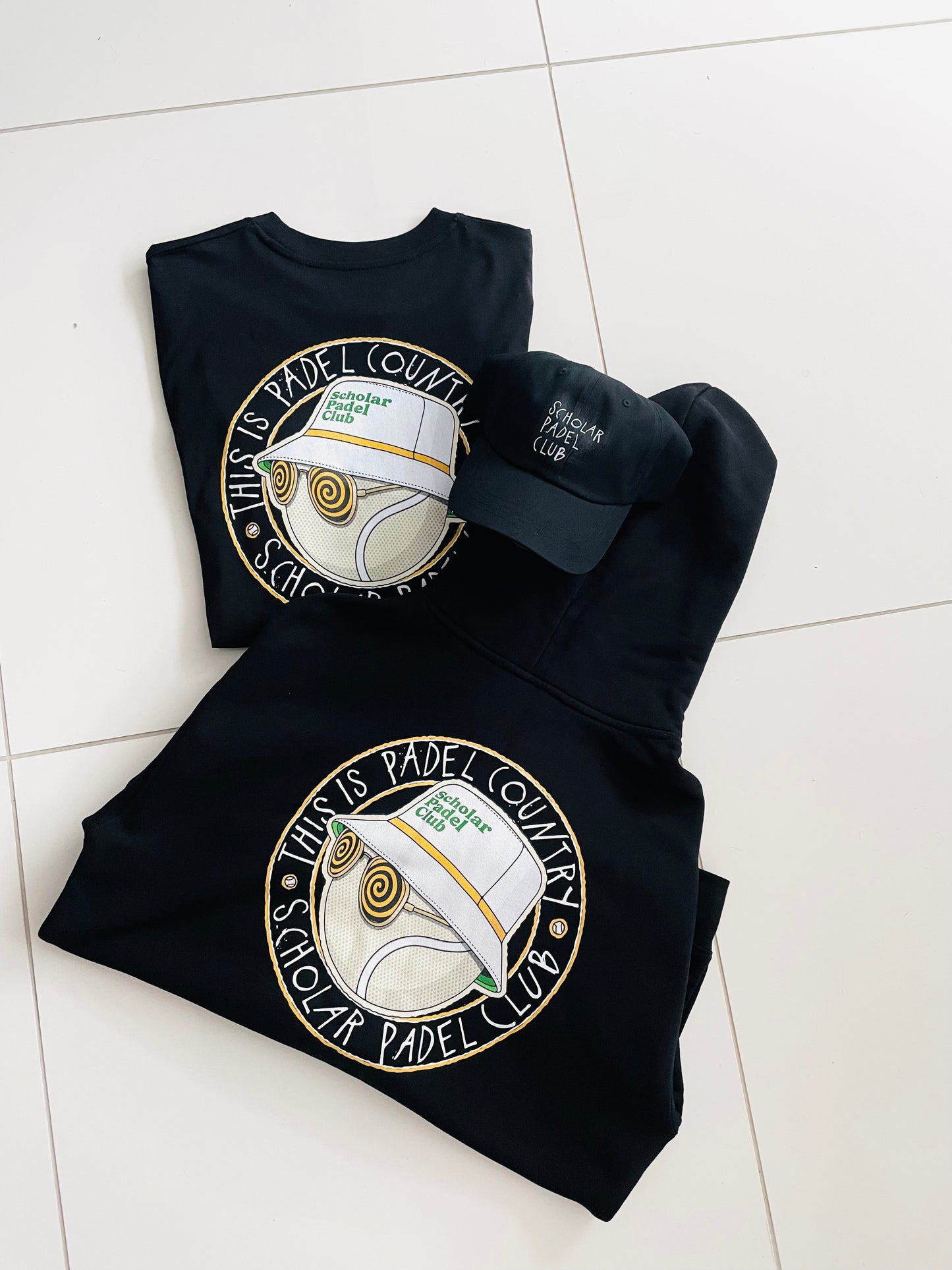 Padel Country Premium Hoodie (Black)