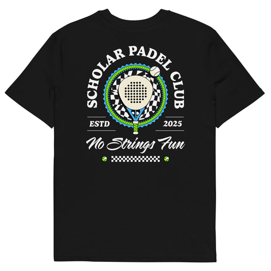 No Strings Fun Padel Tee (Black)
