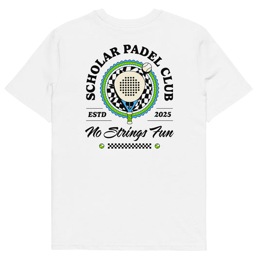 No Strings Fun Padel Tee (White)
