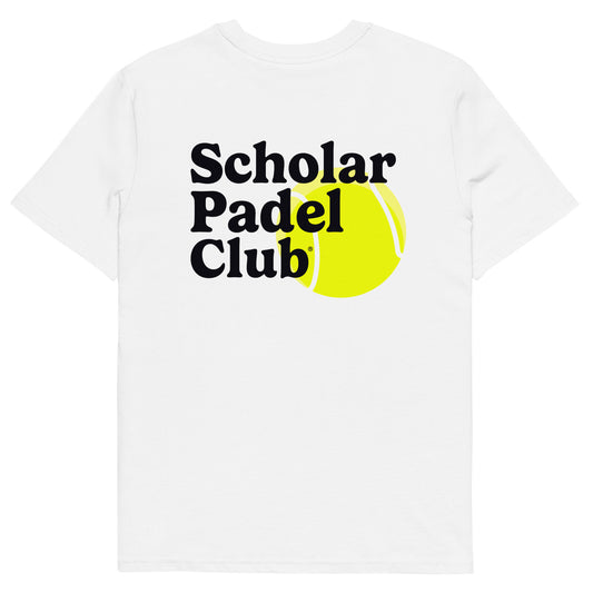 Scholar Padel Club Tee (White)